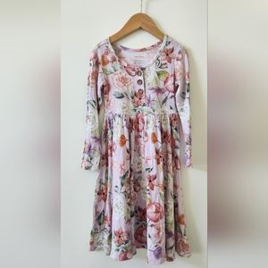 Posh Peanut 4t Henley Twirl Dress